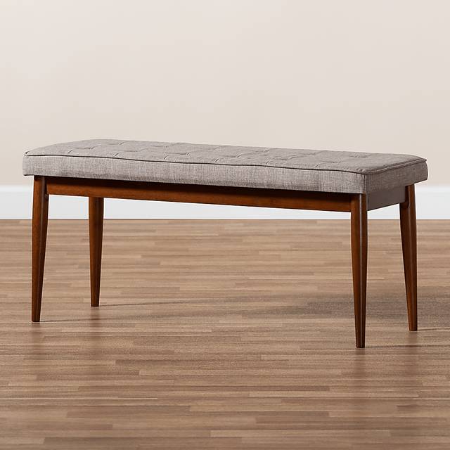Aurabank Light Gray Dining Bench - Thumbnail - Image 3