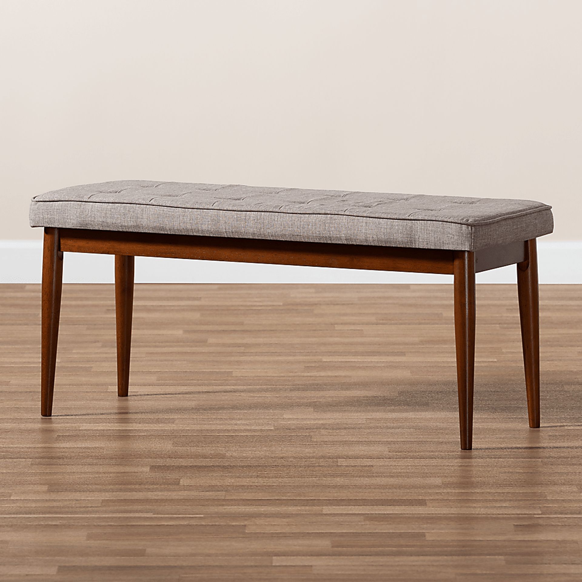 Aurabank Light Gray Dining Bench - Image 3