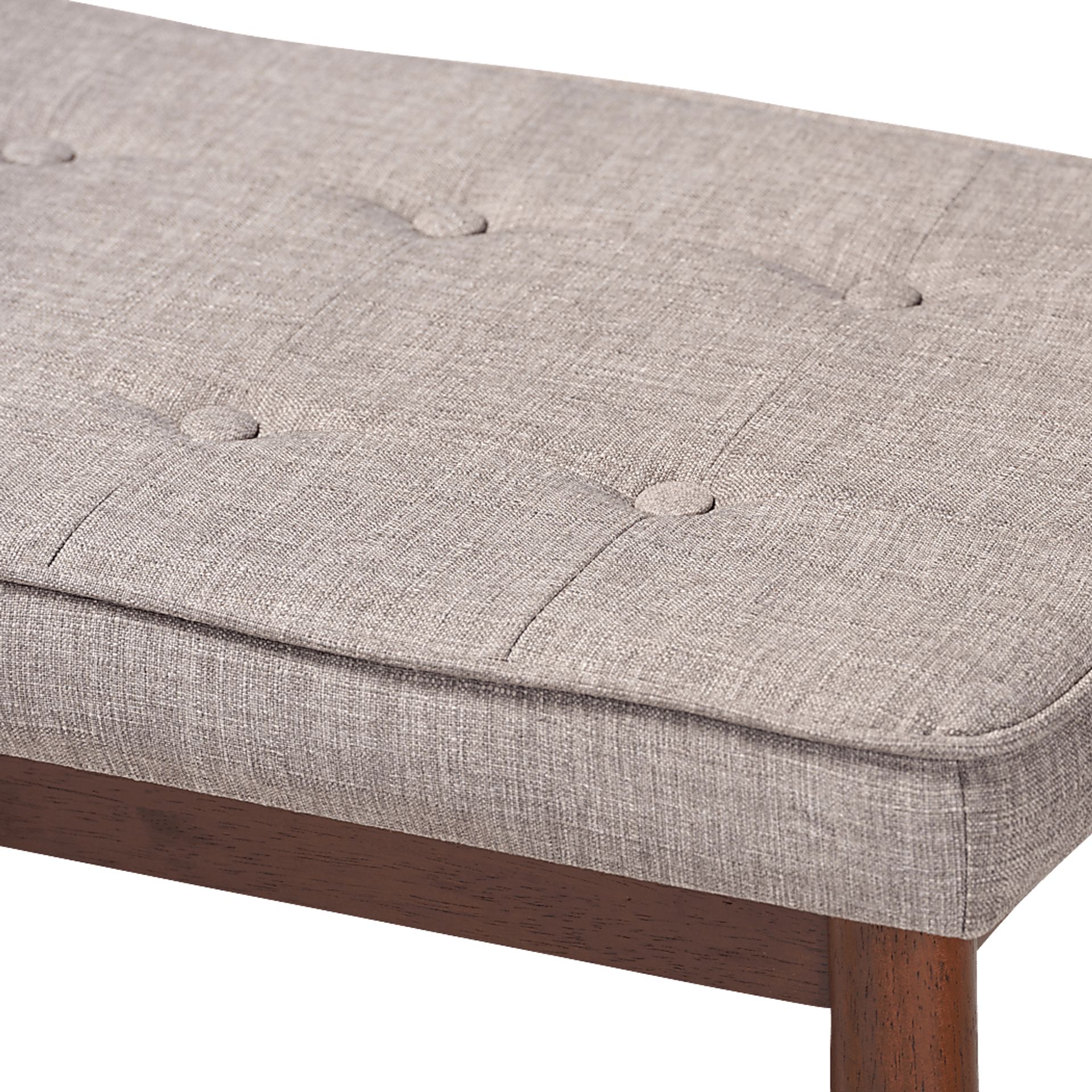 Aurabank Light Gray Dining Bench - Image 4