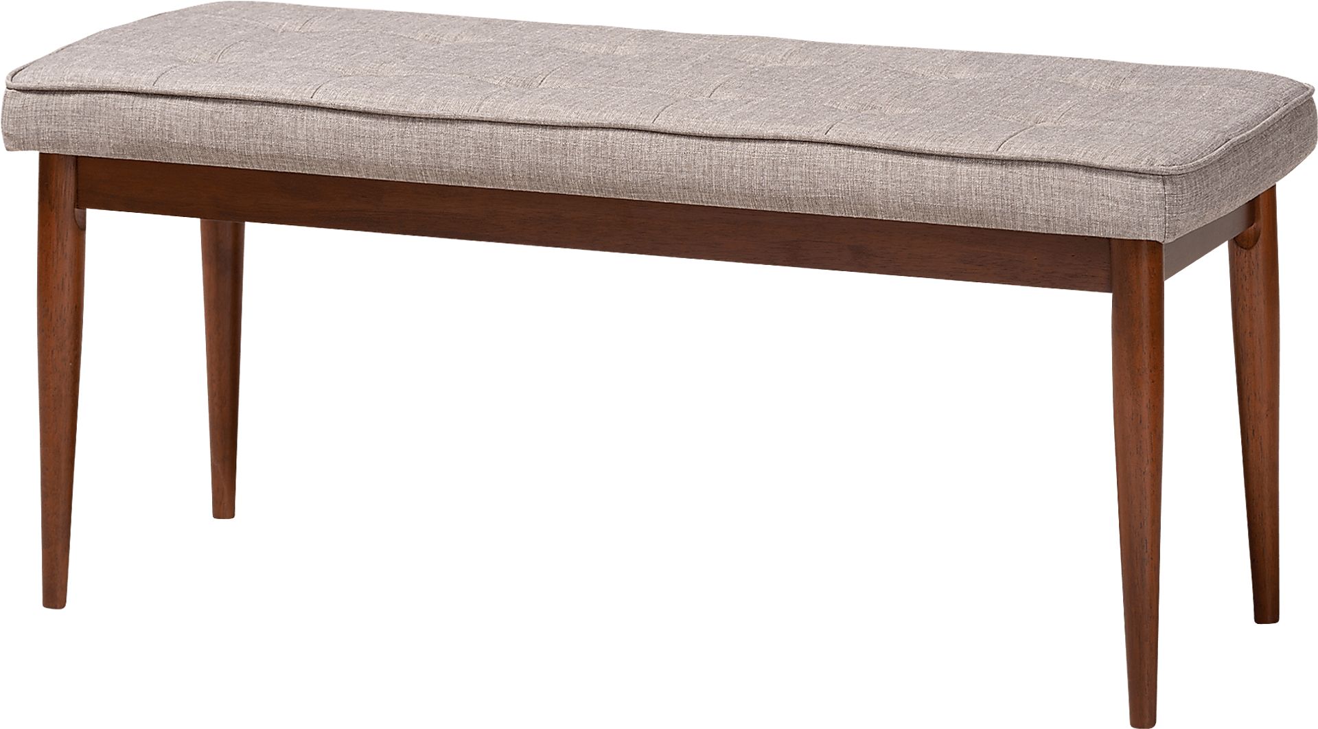 Aurabank Light Gray Dining Bench - Image 1