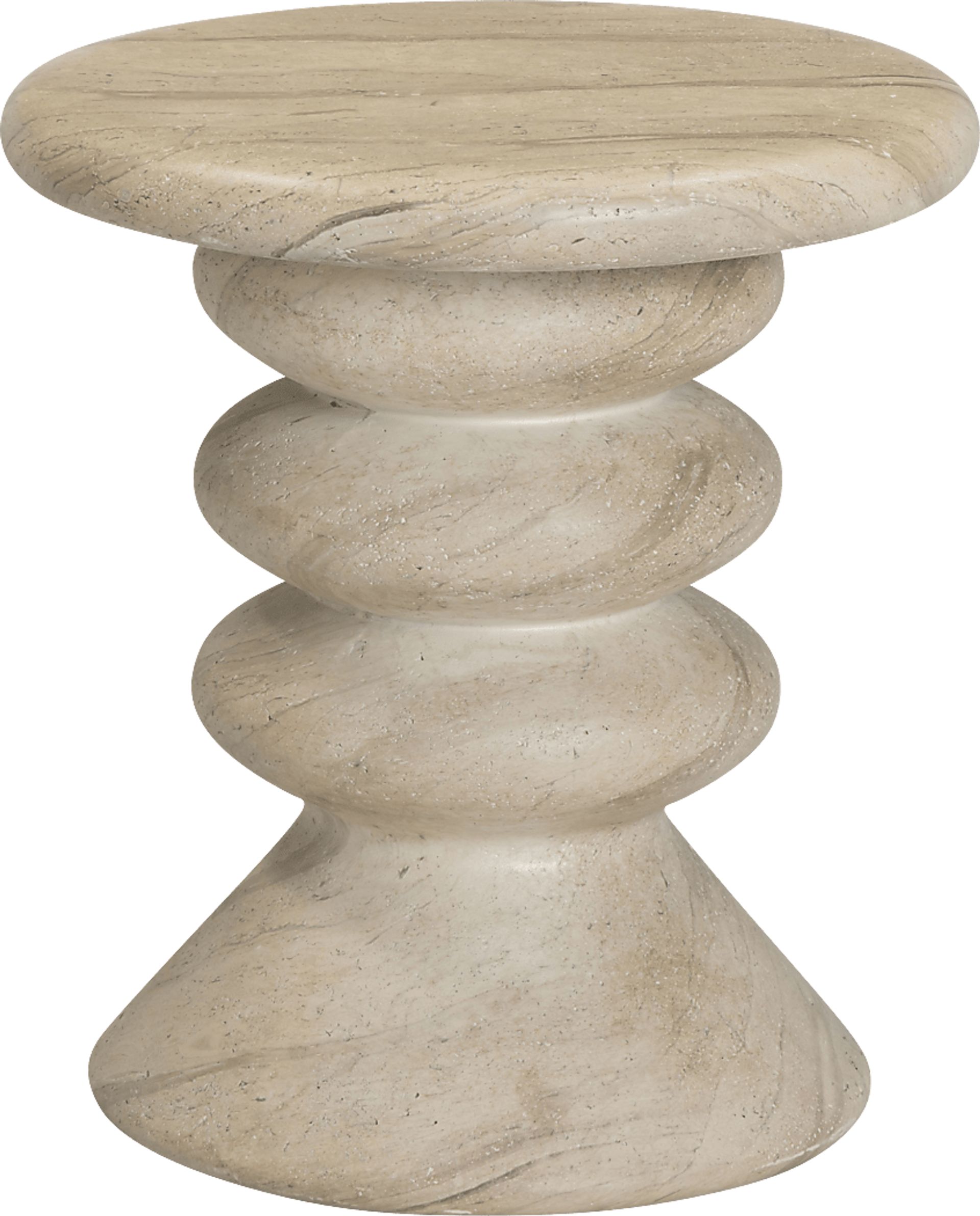 Aurabridge Outdoor Tan Side Table - Image 2