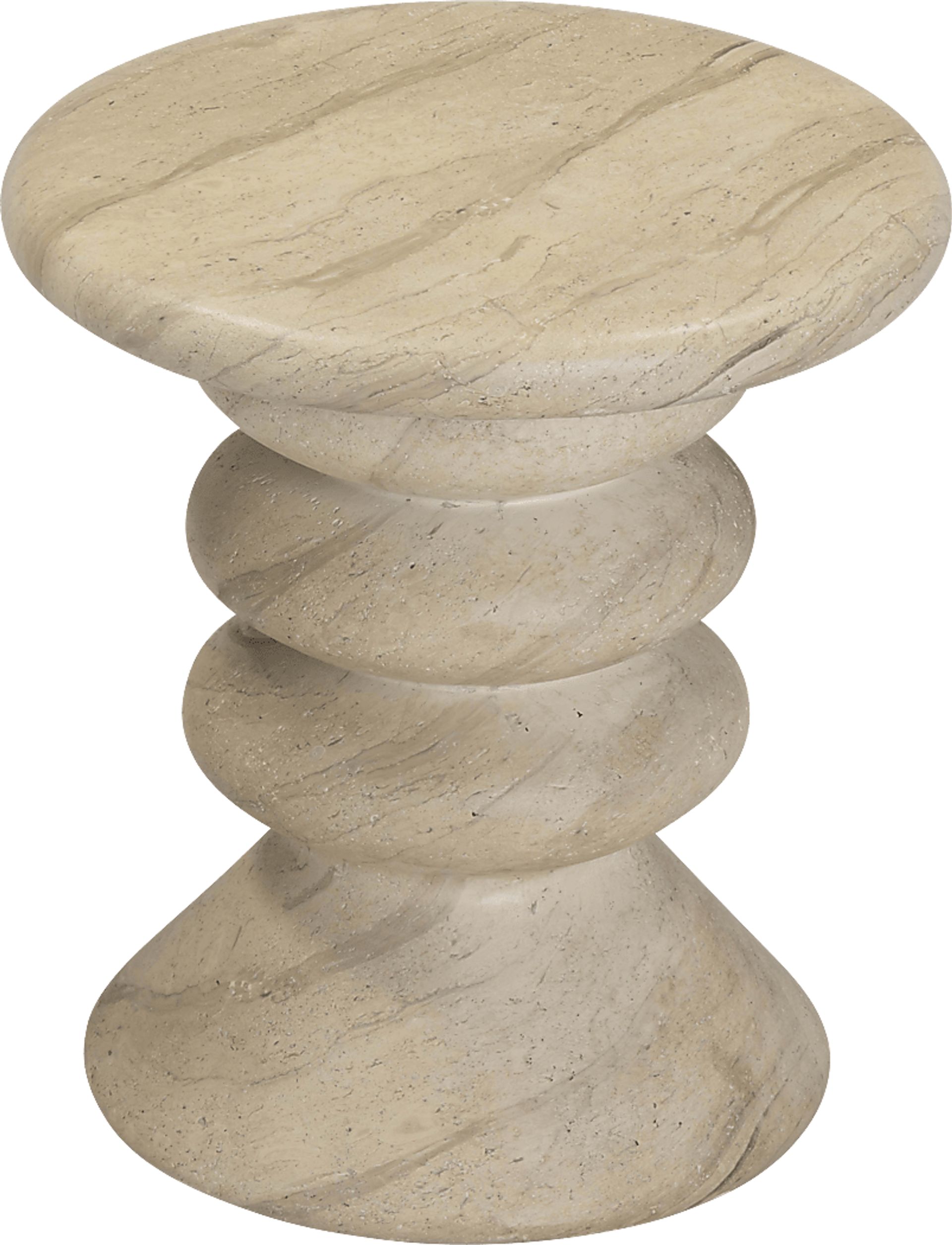 Aurabridge Outdoor Tan Side Table - Image 3