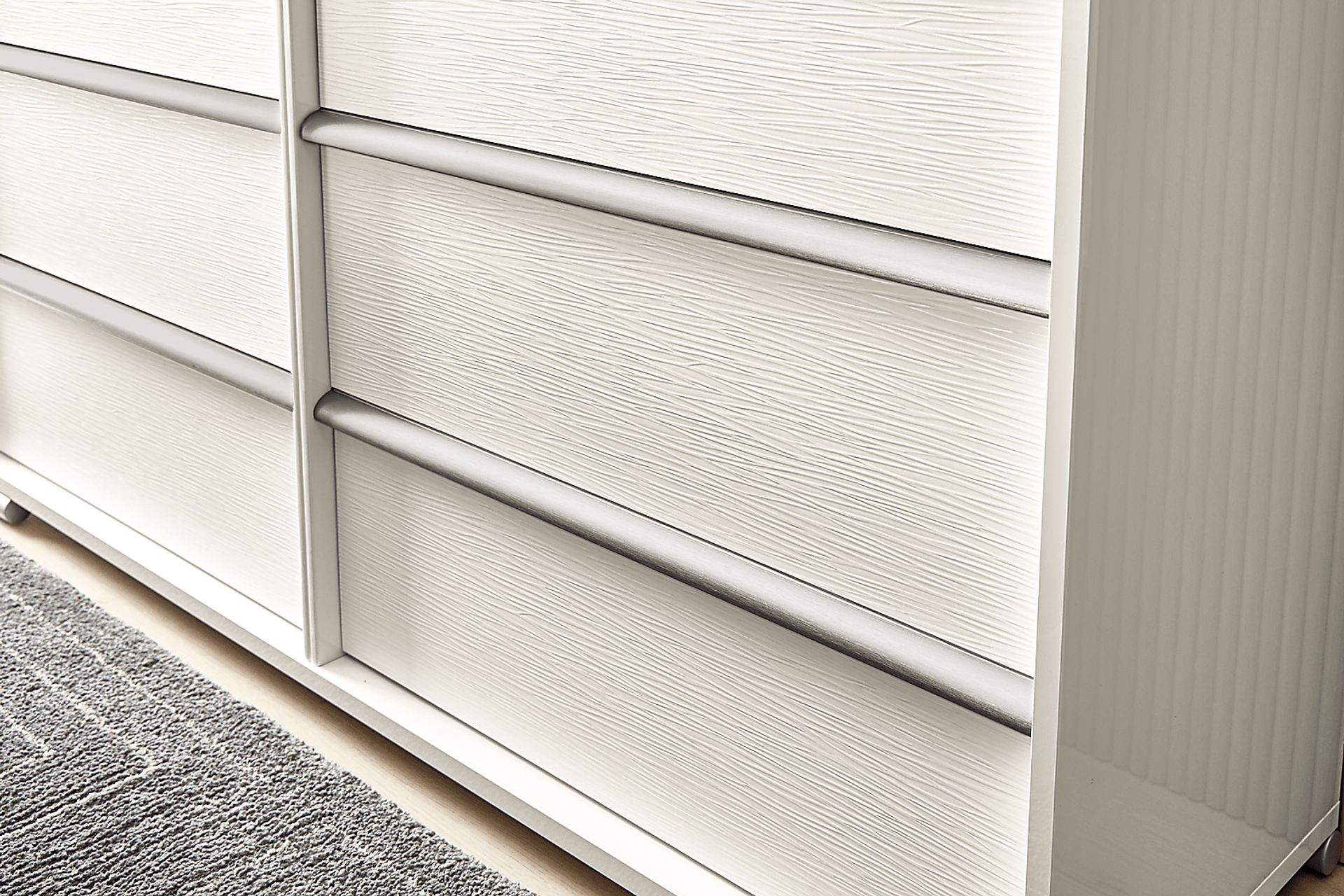 Auralight White 7 Pc King Panel Bedroom - Image 12