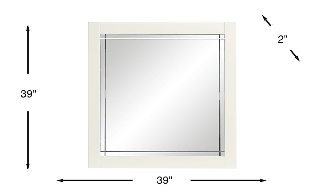 Auralight White Mirror