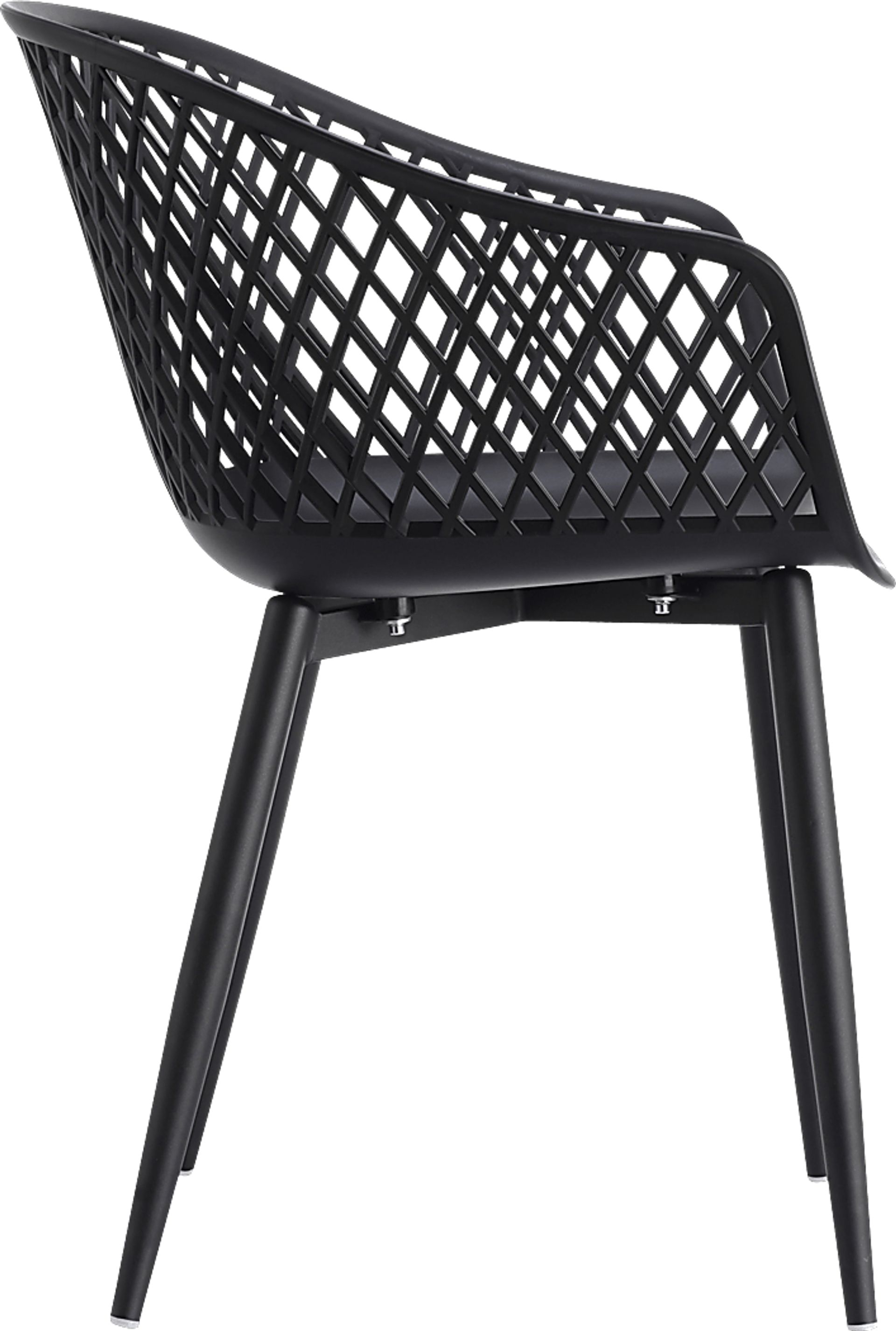 Auraria Black Outdoor Arm Chair, Set of 2 - Image 2