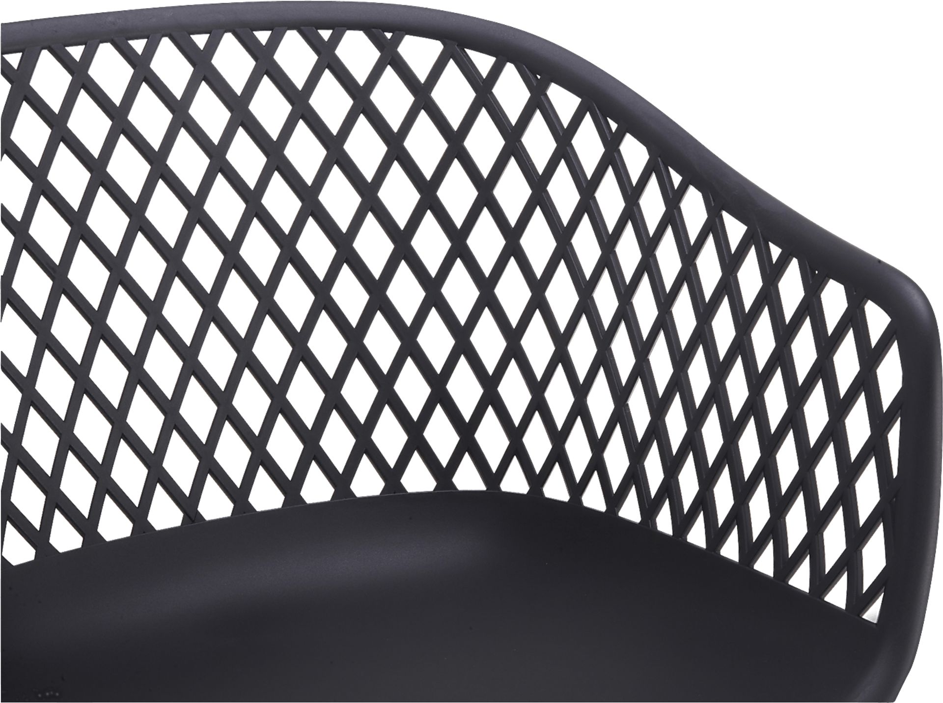 Auraria Black Outdoor Arm Chair, Set of 2 - Image 4