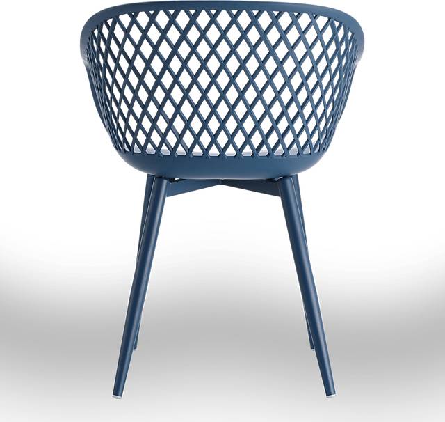 Auraria Blue Outdoor Arm Chair, Set of 2 - Thumbnail - Image 3