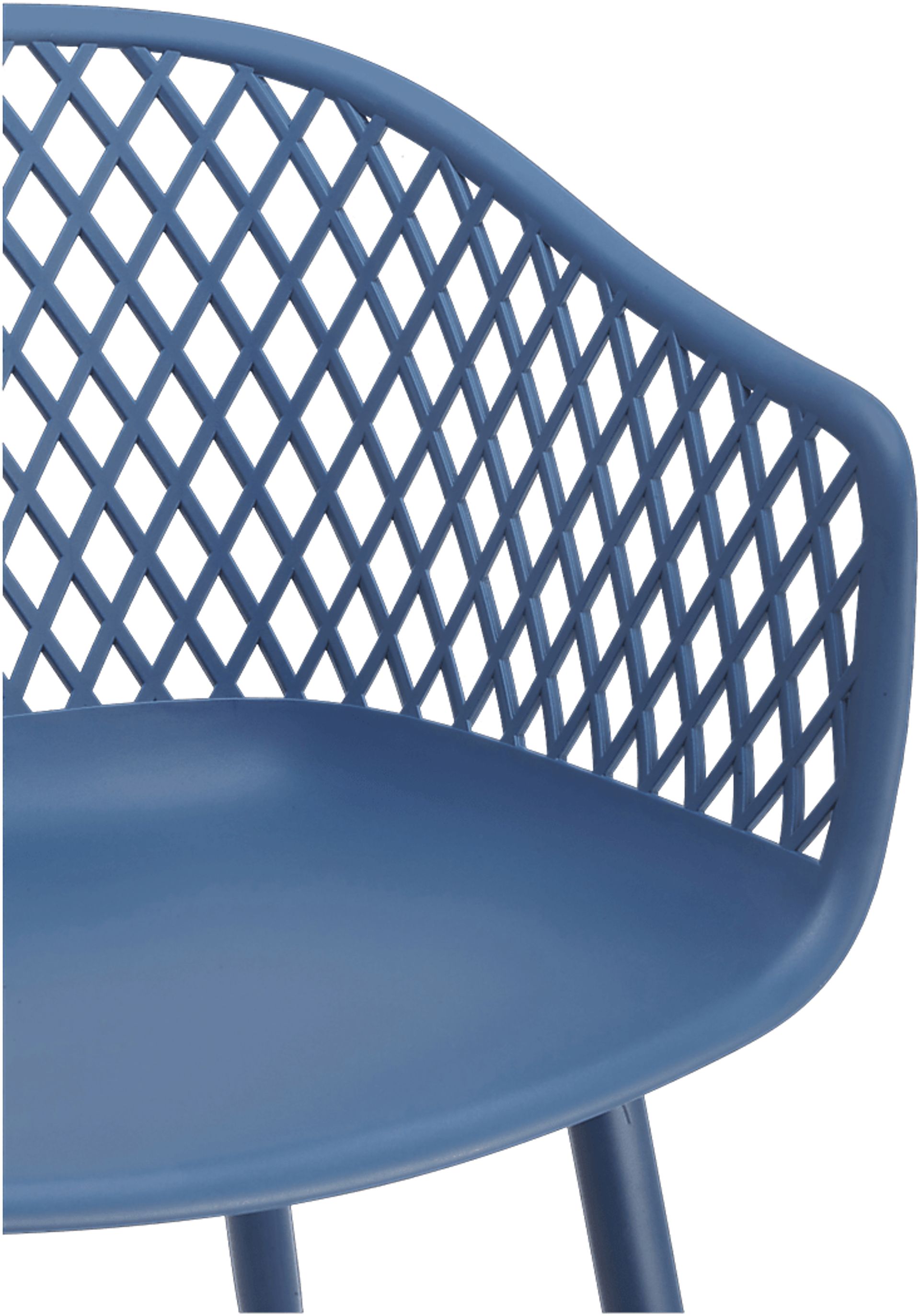 Auraria Blue Outdoor Arm Chair, Set of 2 - Image 4