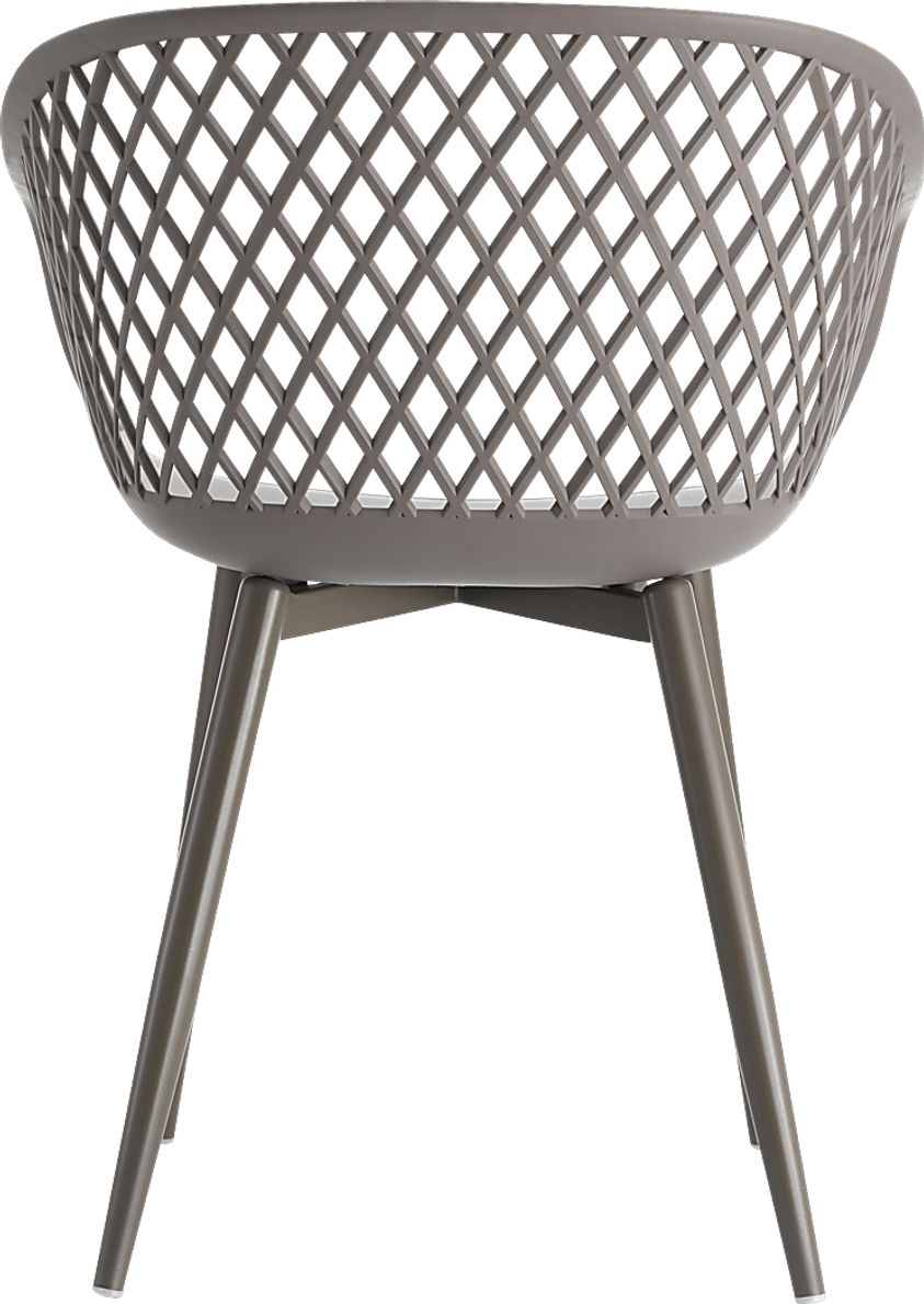 Auraria Gray Outdoor Arm Chair, Set of 2
