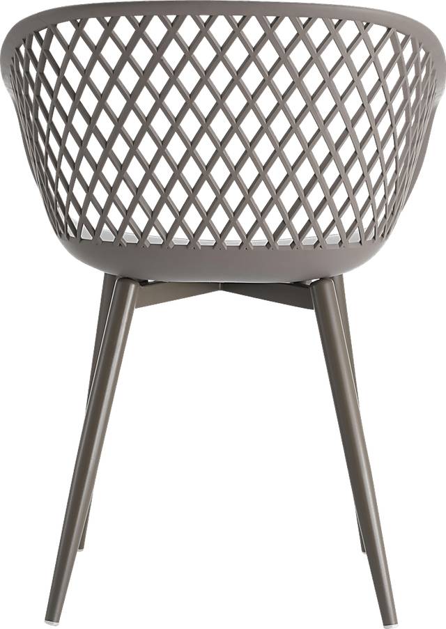 Auraria Gray Outdoor Arm Chair, Set of 2 - Thumbnail - Image 3