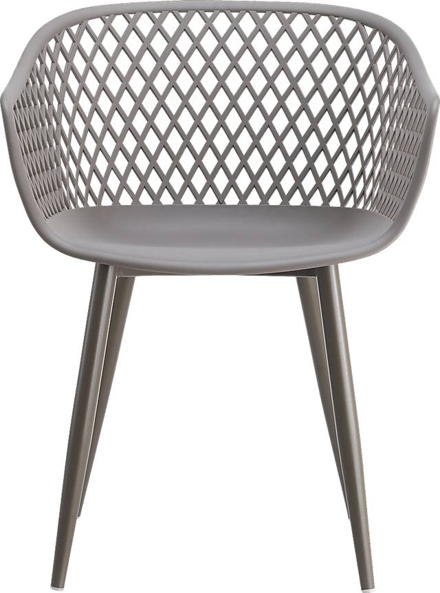 Auraria Gray Outdoor Arm Chair, Set of 2 - Thumbnail - Image 6