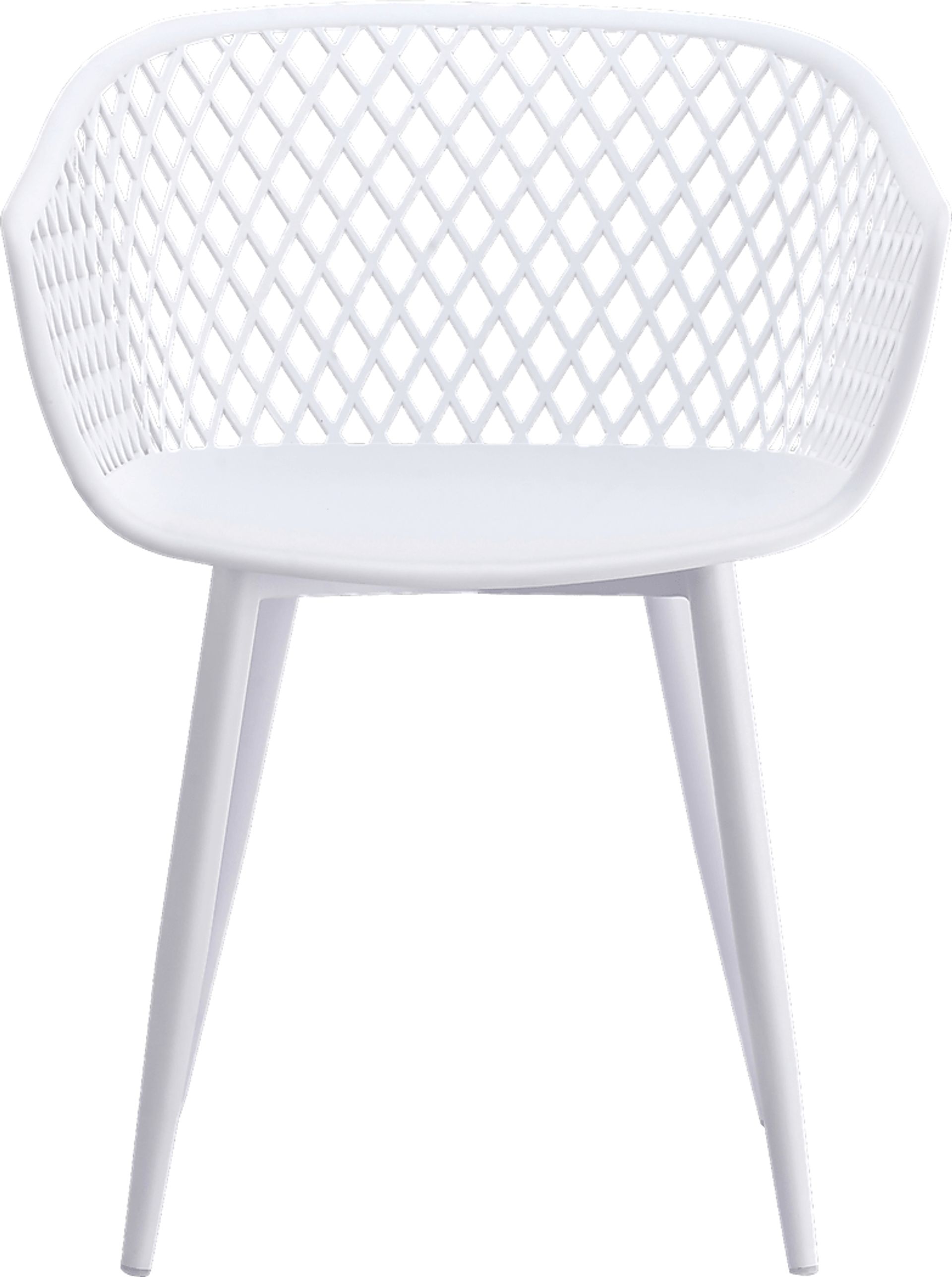 Auraria White Outdoor Arm Chair, Set of 2 - Image 3