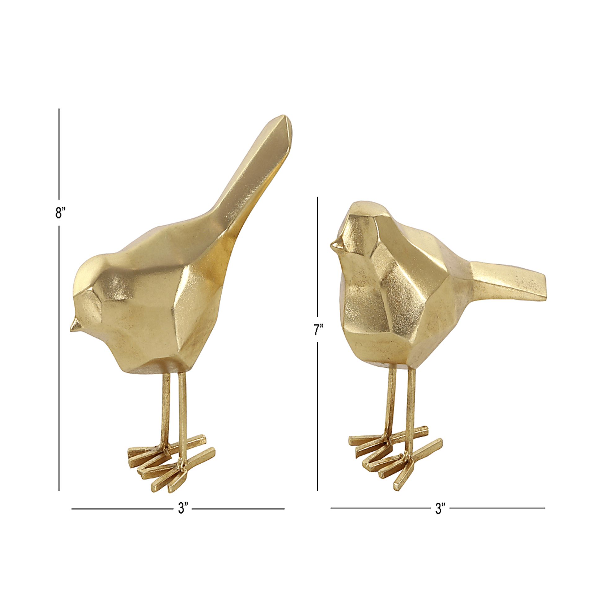 Aurelix Gold Sculpture, Set of 2 - Image 5