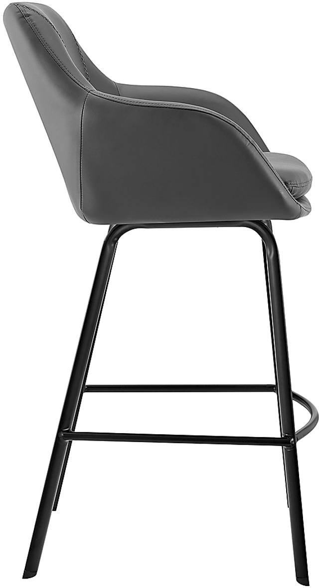 Aurenna I Gray Counter Height Stool - Thumbnail - Image 2