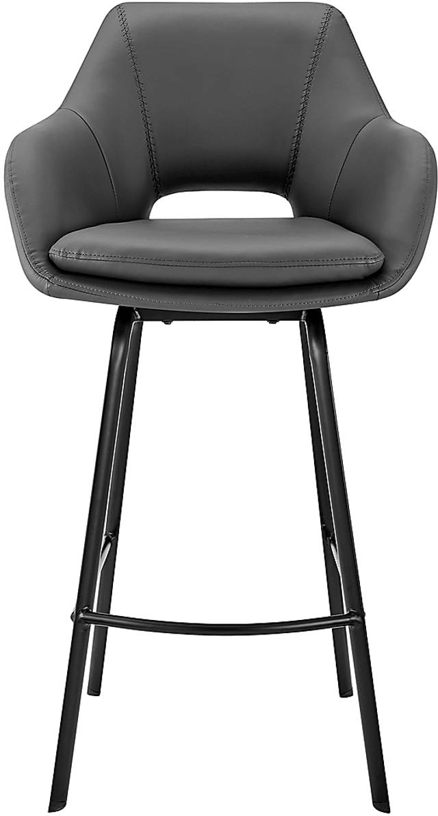 Aurenna I Gray Counter Height Stool - Thumbnail - Image 3