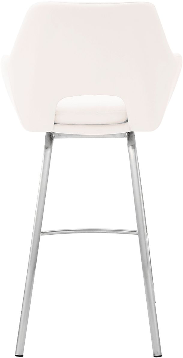 Aurenna II White Counter Height Stool