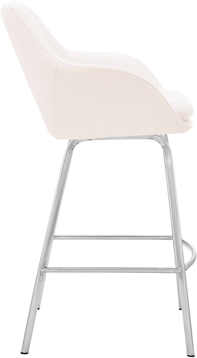 Aurenna II White Counter Height Stool - Thumbnail - Image 5