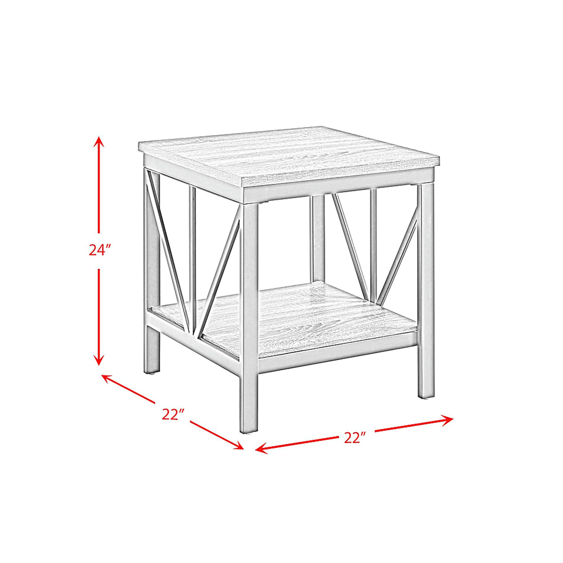 Aurera Gray End Table - Image 6