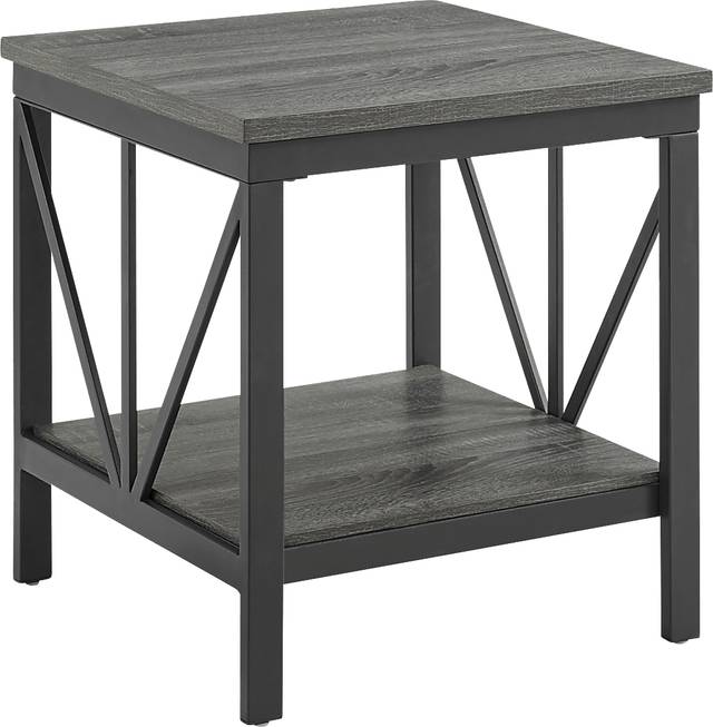 Aurera Gray End Table - Thumbnail - Image 1
