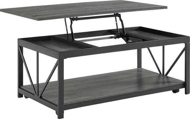 Aurera Gray Lift-Top Cocktail Table - Thumbnail - Image 7