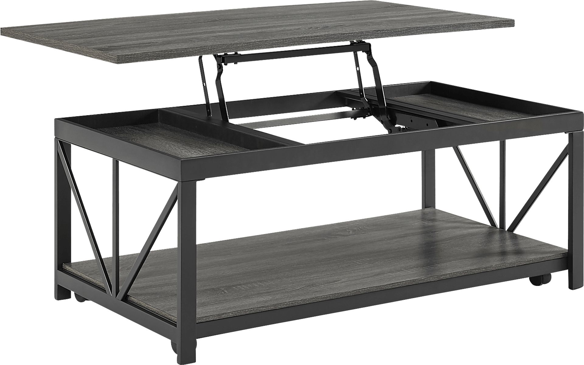 Aurera Gray Lift-Top Cocktail Table - Image 7