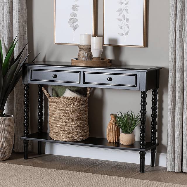 Aurich Black Sofa Table - Thumbnail - Image 3