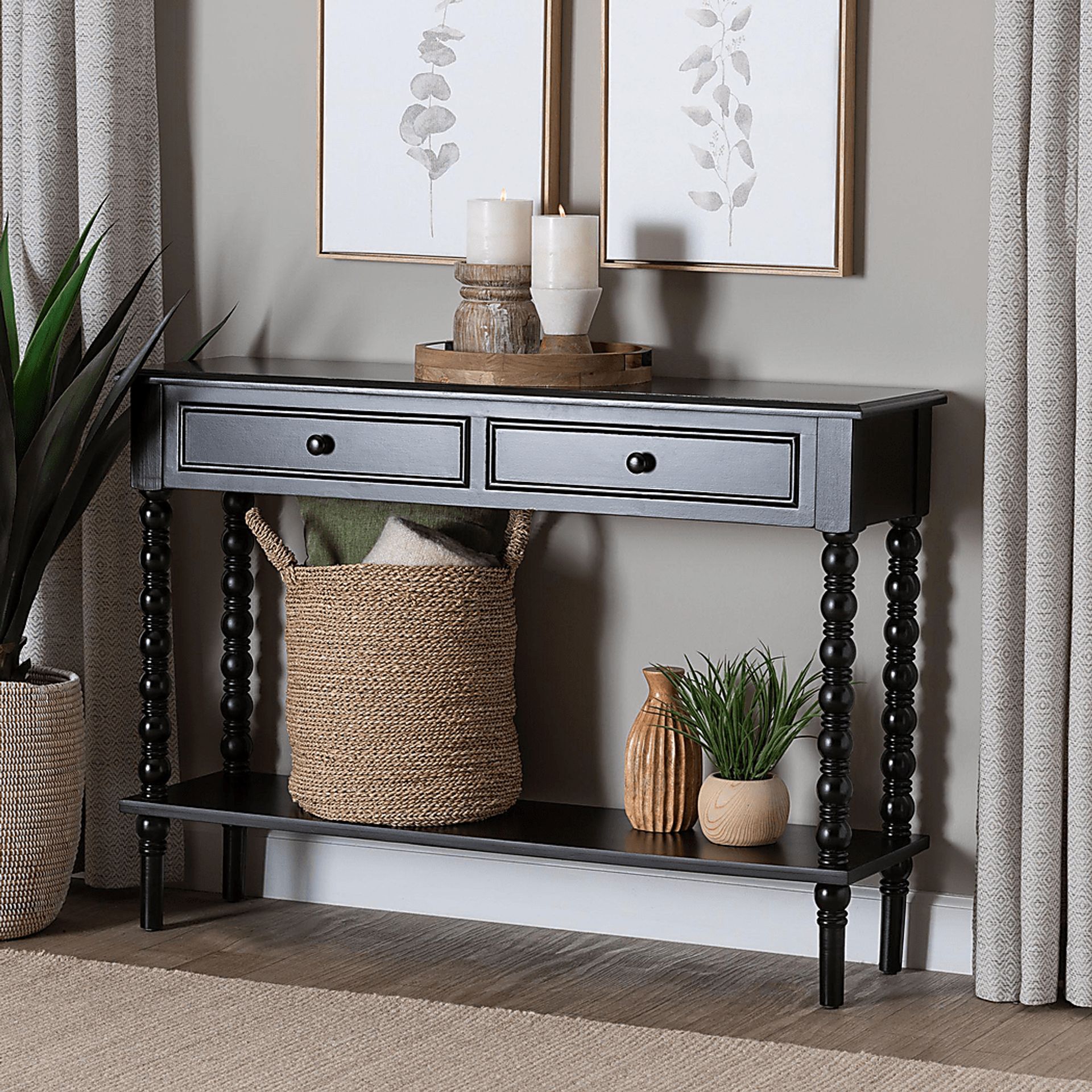 Aurich Black Sofa Table - Image 3