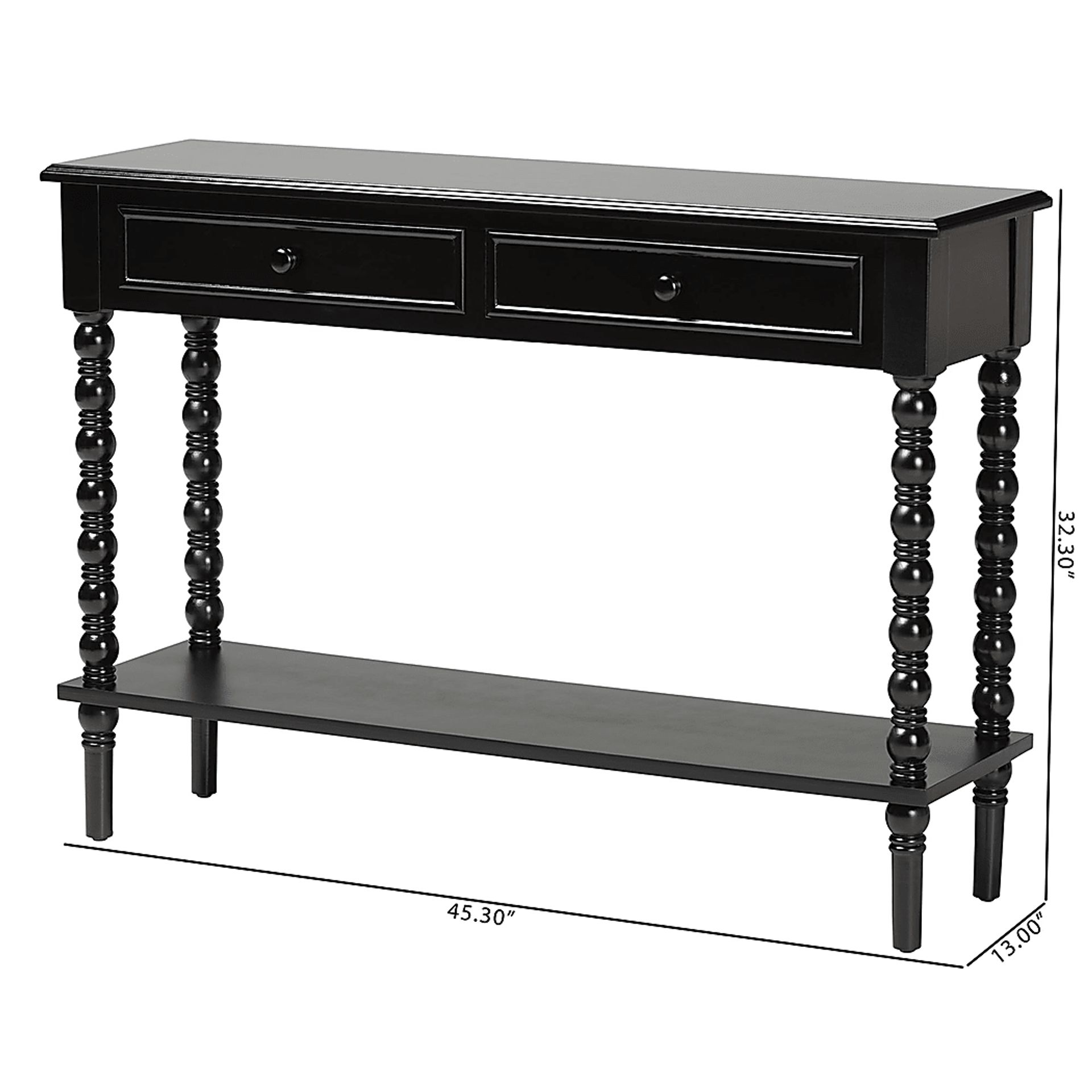 Aurich Black Sofa Table - Image 4