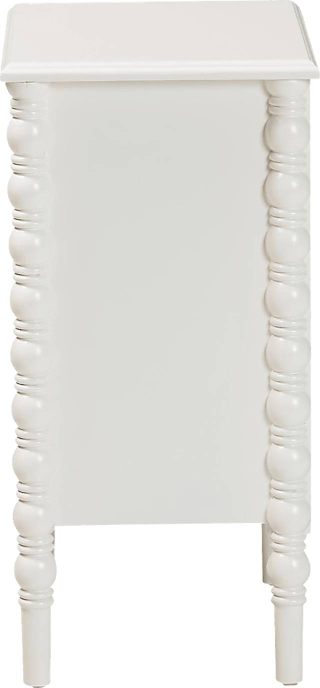 Aurich White 3-Drawer End Table - Thumbnail - Image 7