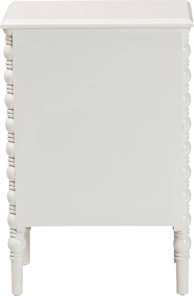 Aurich White 3-Drawer End Table - Thumbnail - Image 8