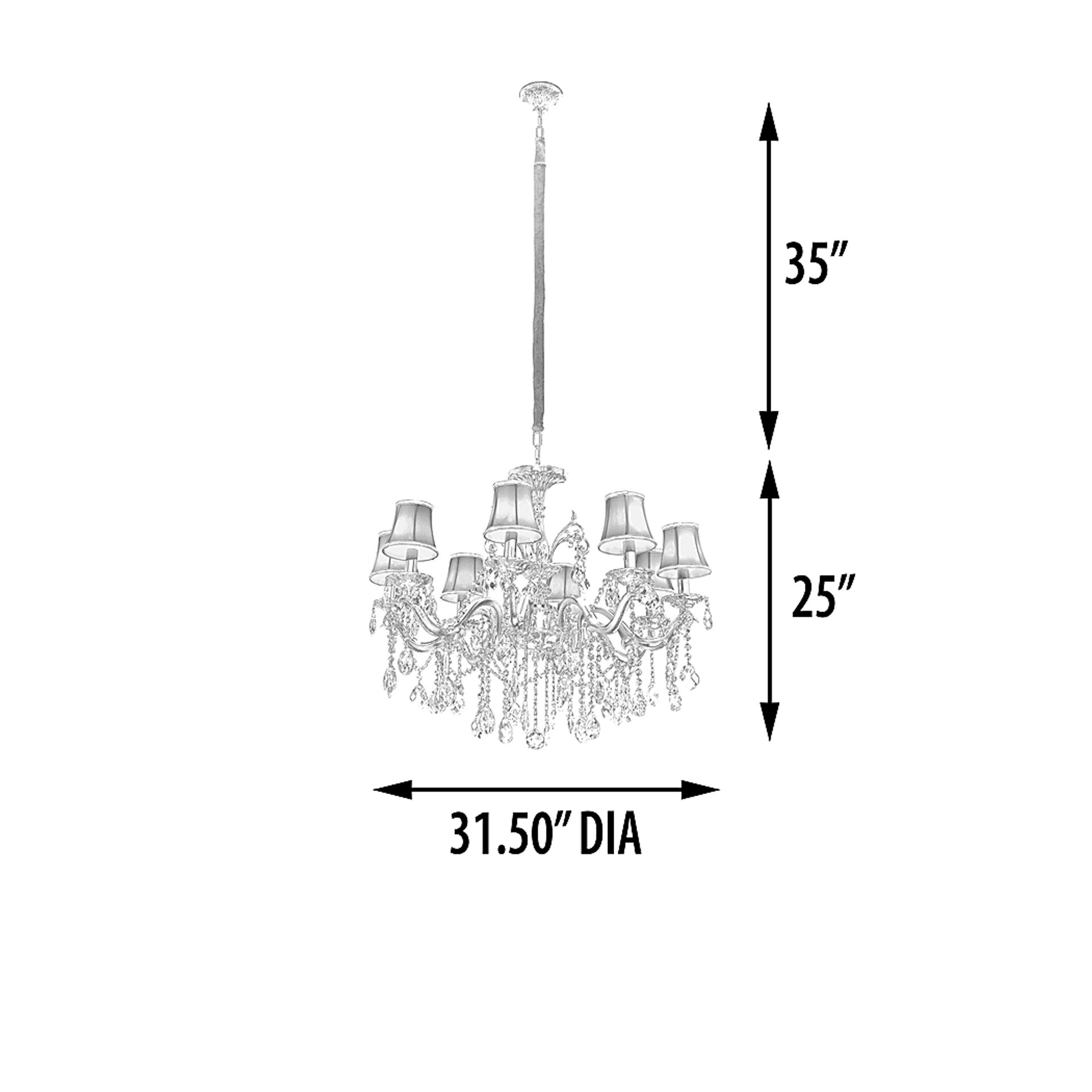 Auriga Gold Chandelier - Image 5