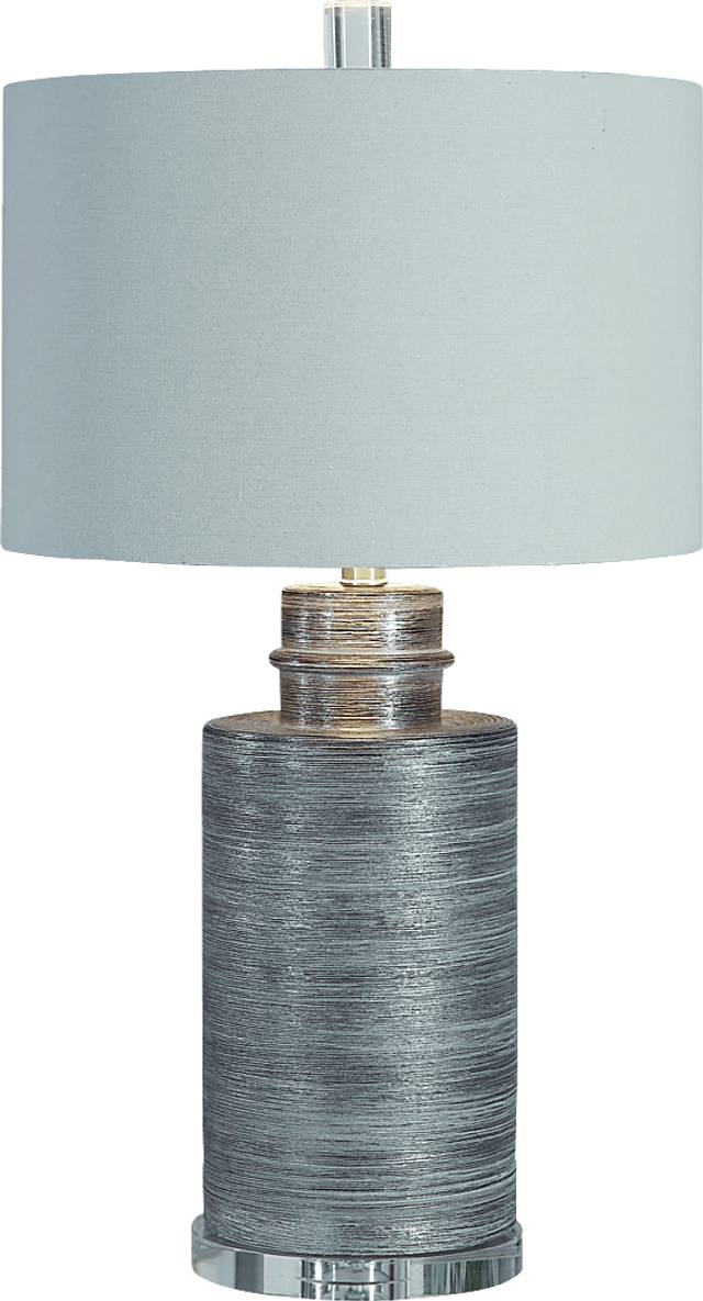 Aurora Circle Silver Lamp - Thumbnail - Image 4