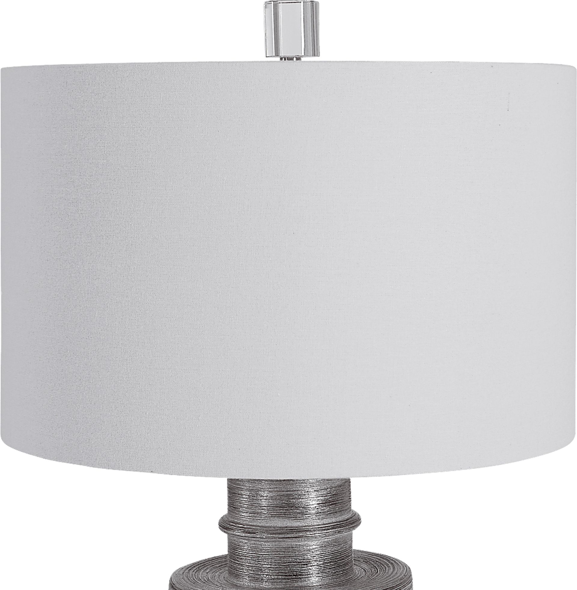 Aurora Circle Silver Lamp - Image 5