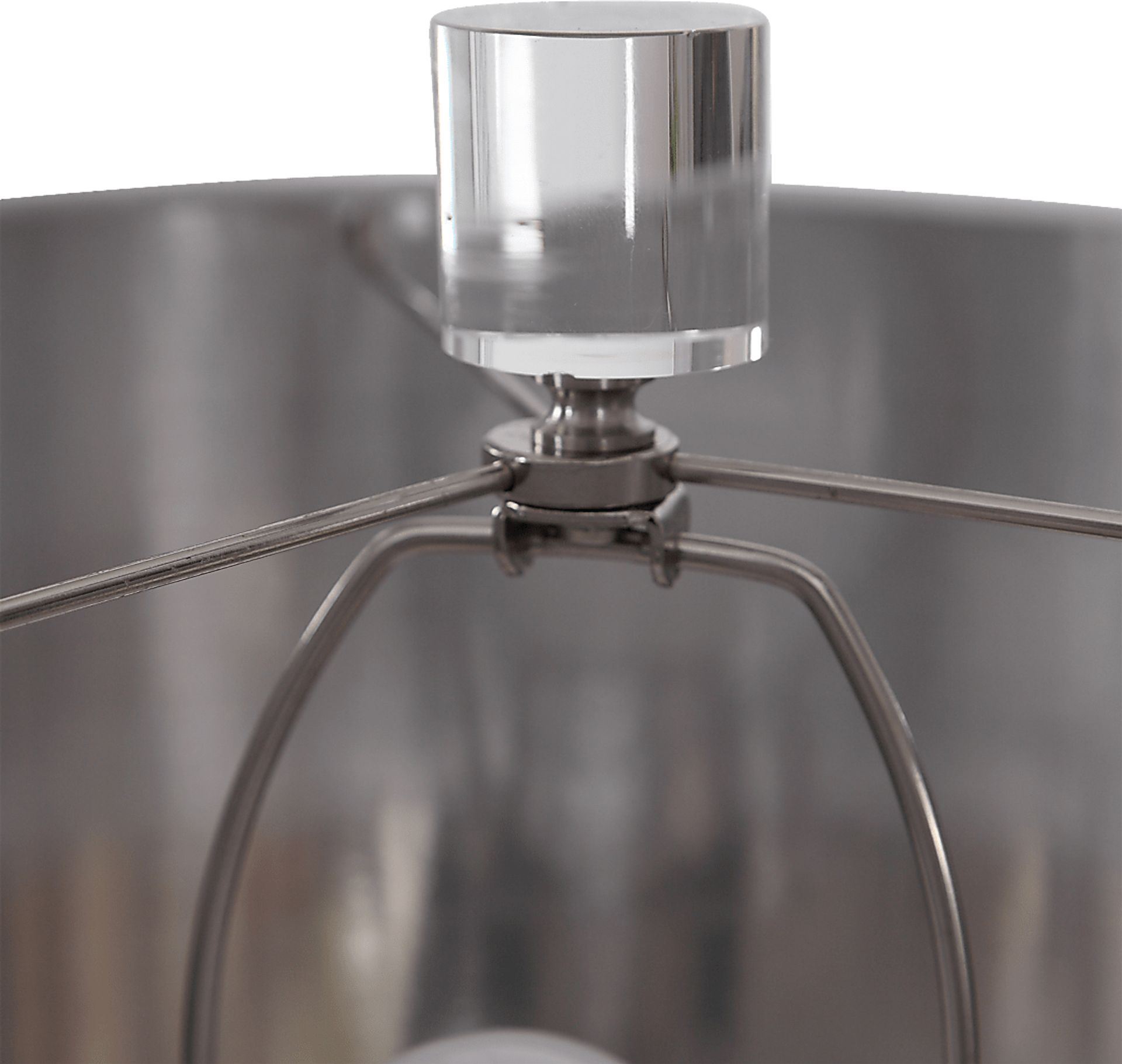 Aurora Circle Silver Lamp - Image 7