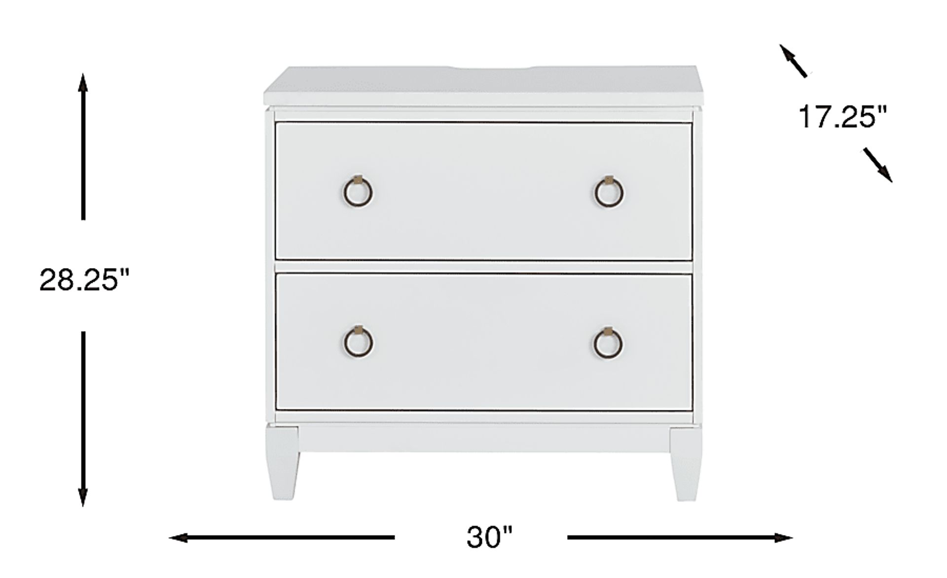 Dimension Image. Please refer to the Dimension Tab on this page for dimension details.