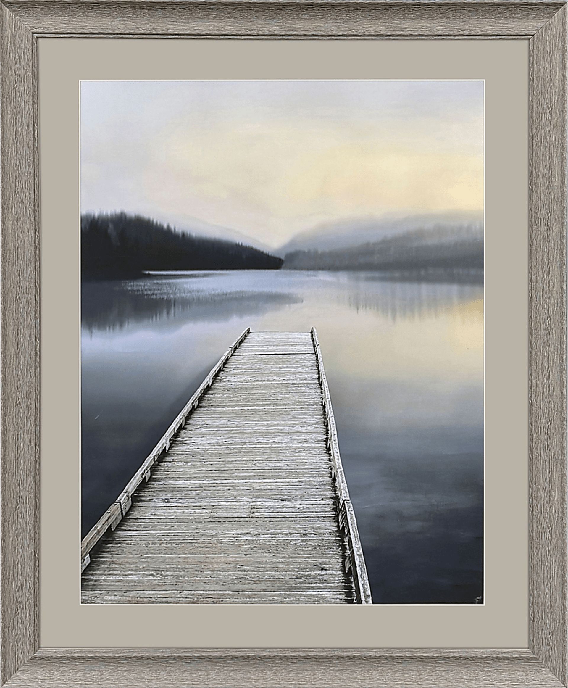 Aurora Reflect Gray Artwork - Image 1