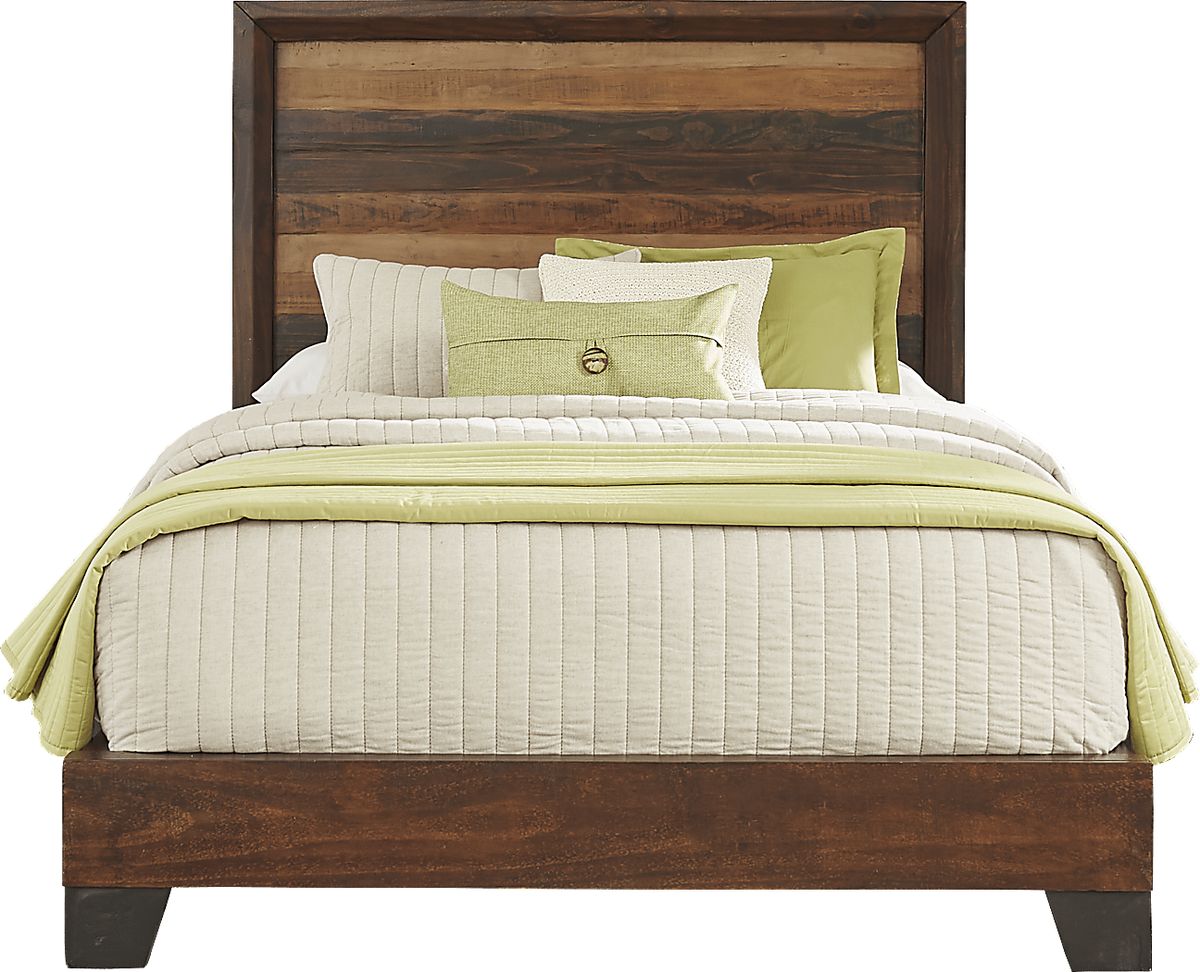 Austin Lane Natural Light Wood 3 Pc King Bed Rooms to Go