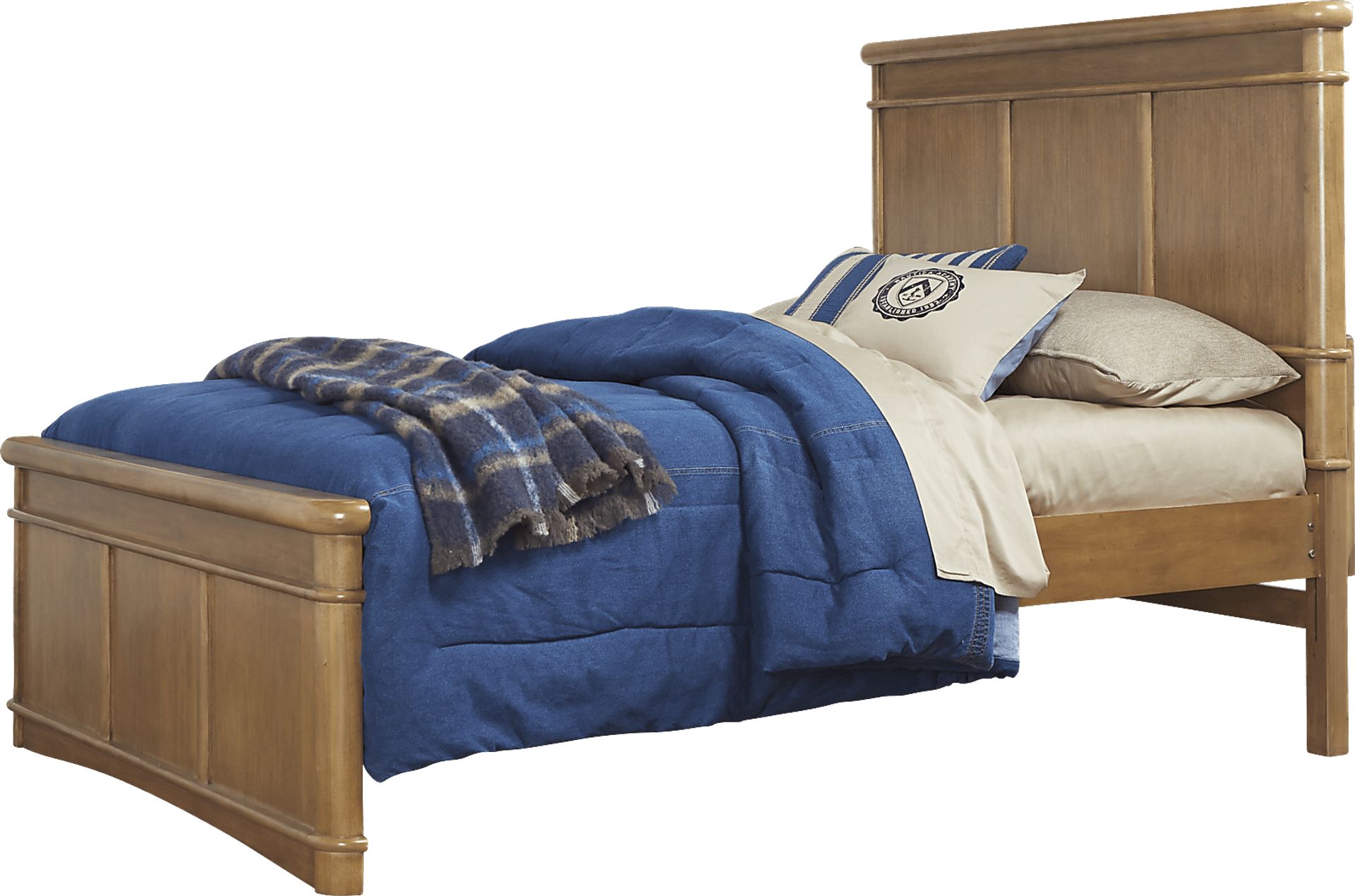 Austin Peanut 3 Pc Twin Panel Bed - Image 1