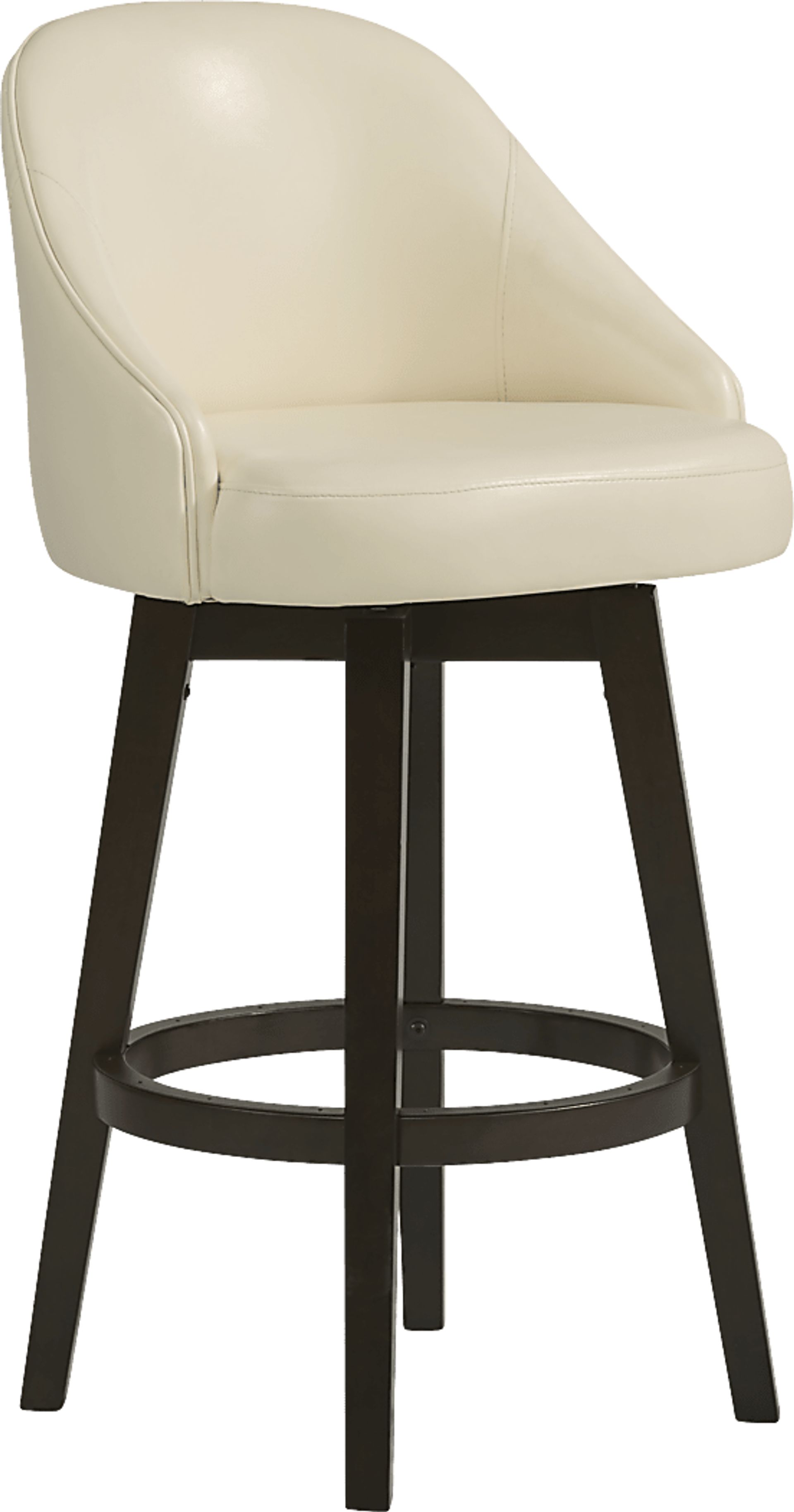 Austra Ivory Swivel Barstool - Image 1