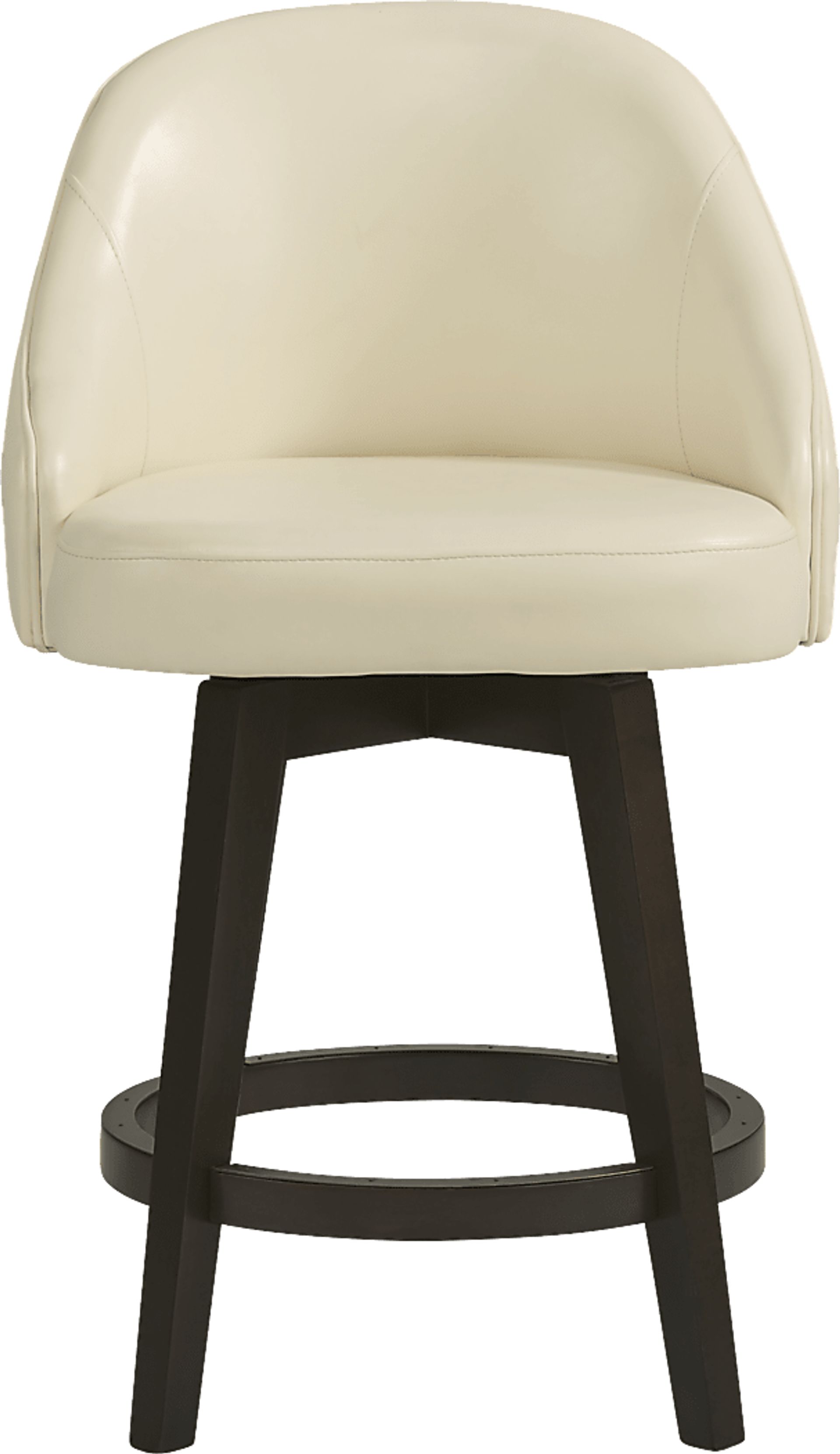 Austra Ivory Swivel Counter Height Stool - Image 2