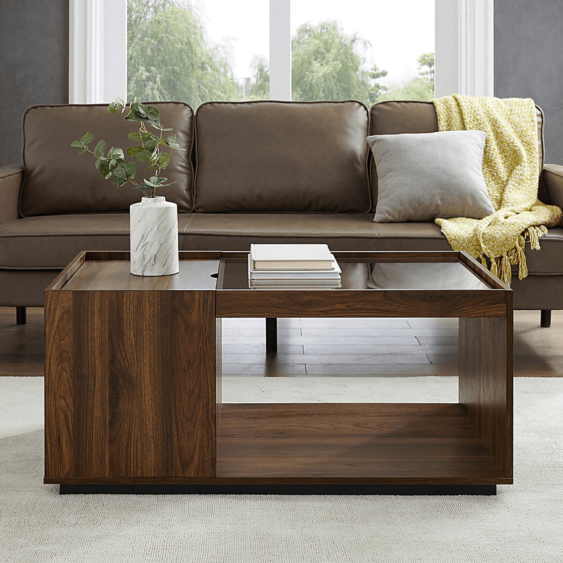 Austrina Brown Cocktail Table - Image 4