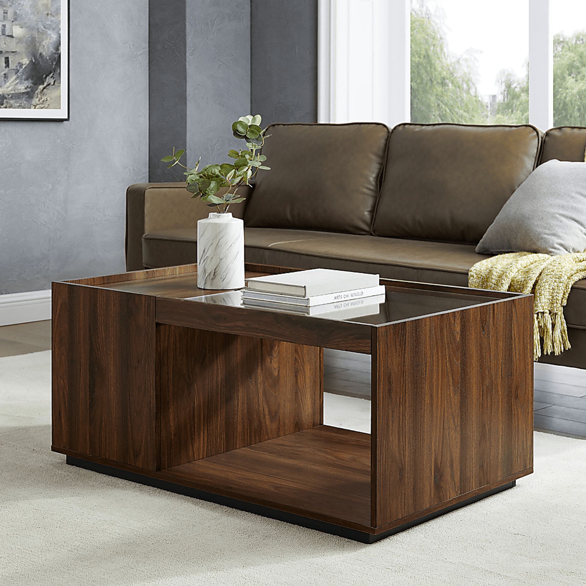Austrina Brown Cocktail Table - Image 5