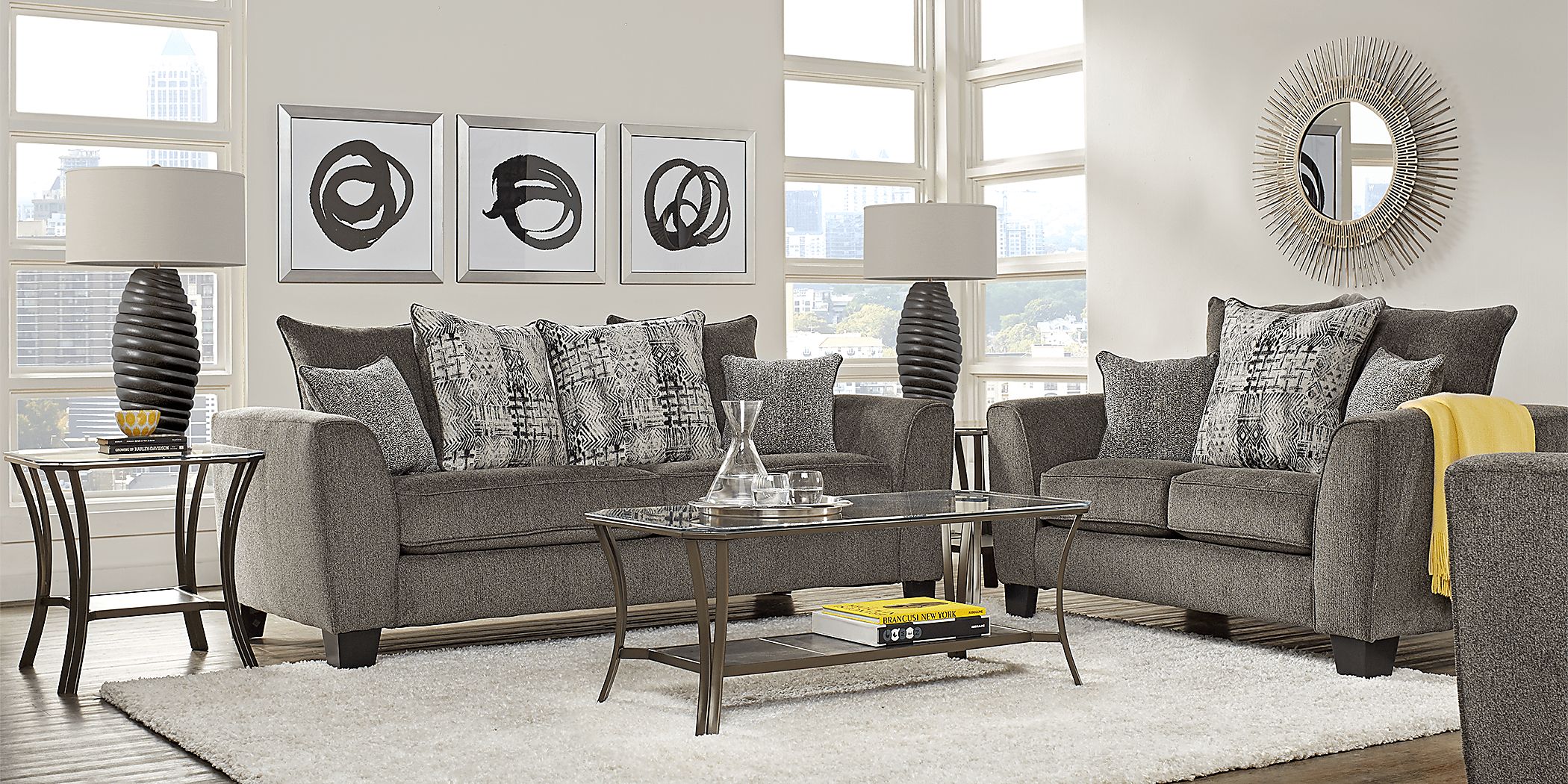 Austwell Gray 5 Pc Living Room Reviews