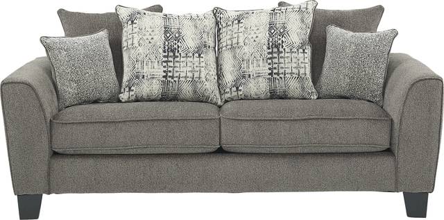 Austwell Gray Sofa - Thumbnail - Image 1