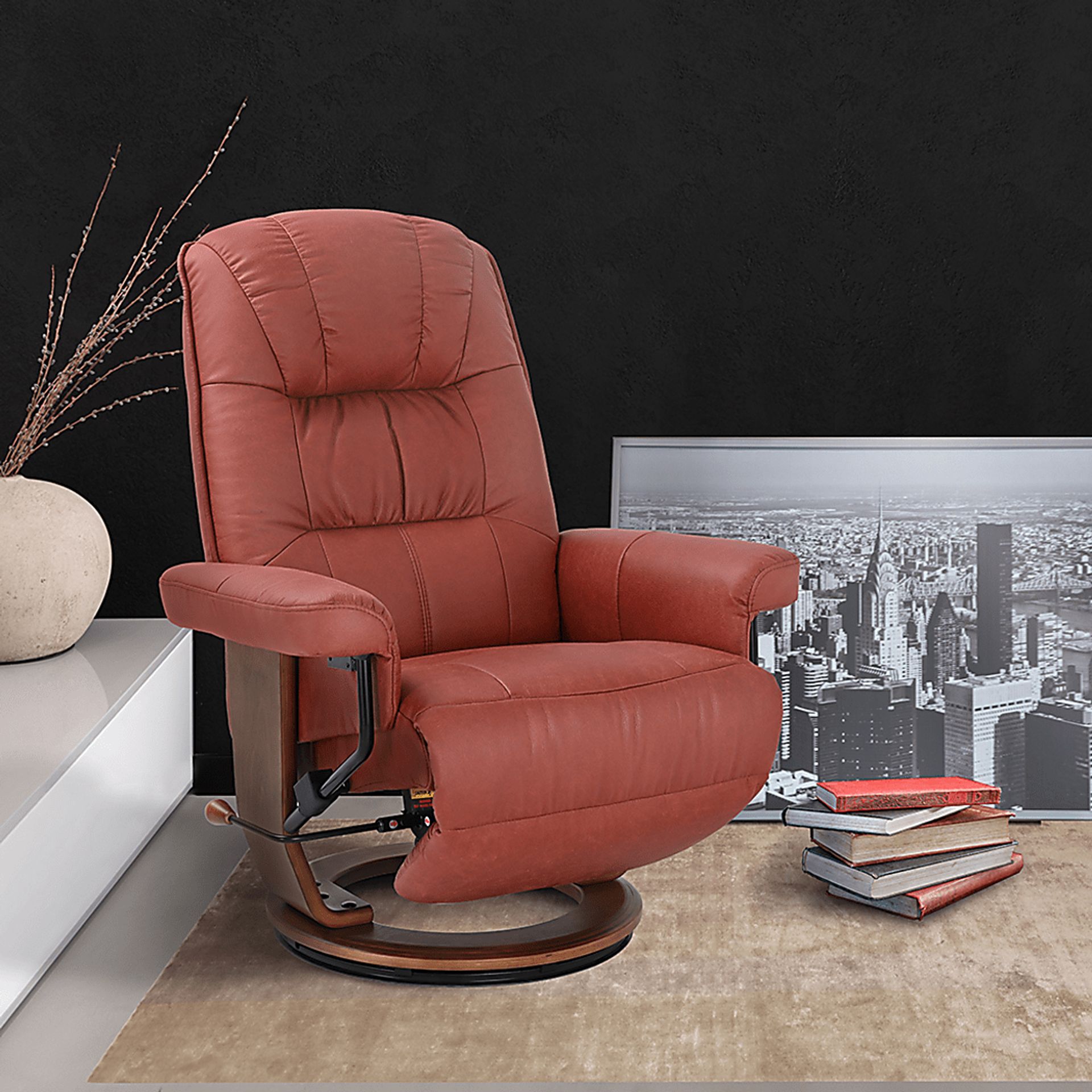 Autela Red Recliner - Image 2