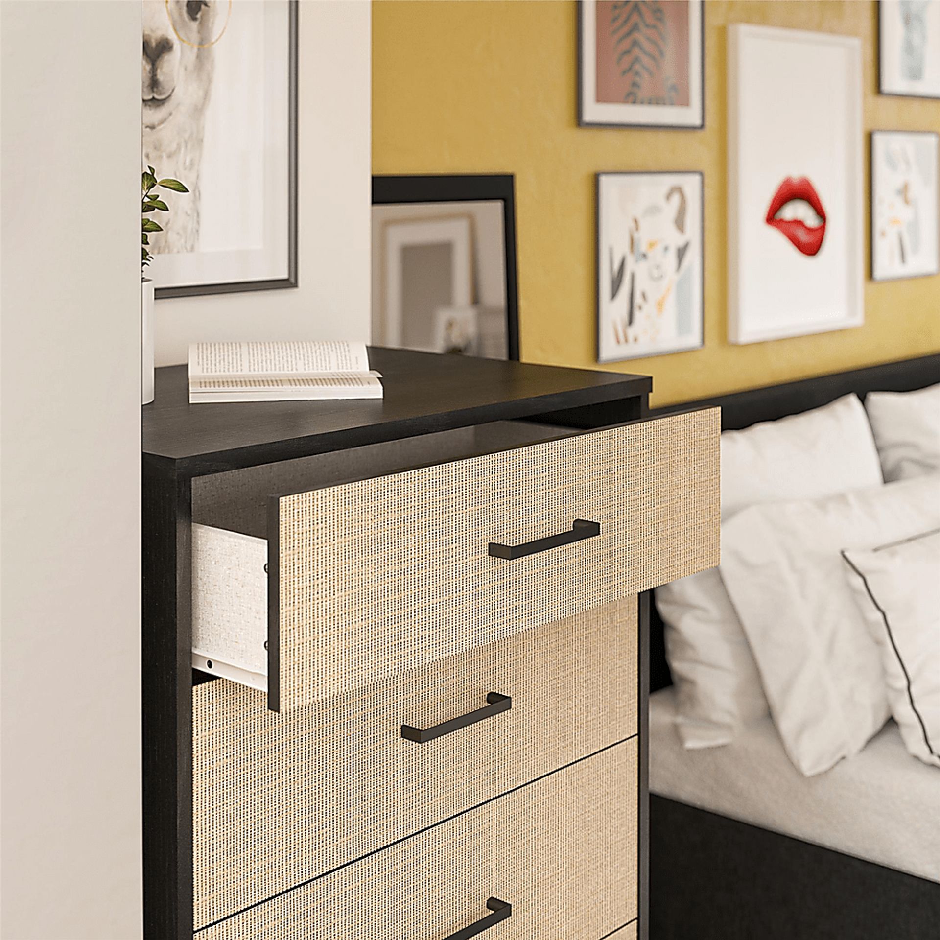Authan Black Dresser - Image 6