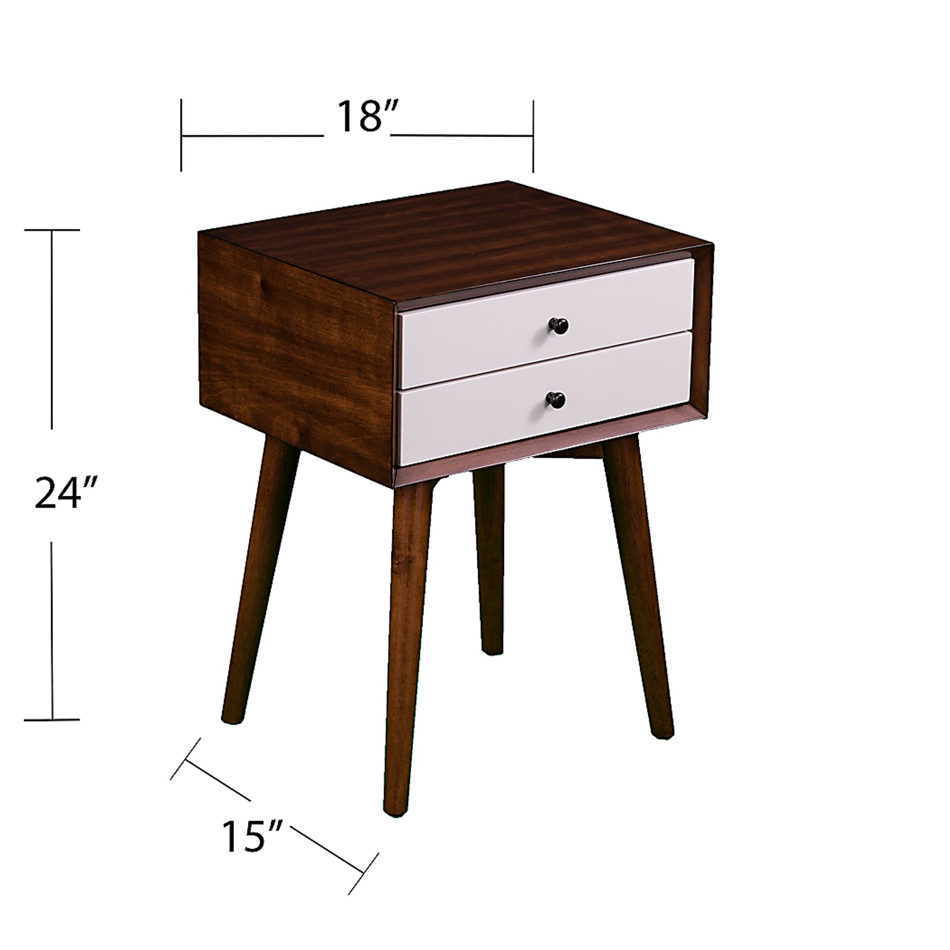Authon Brown Nightstand - Image 9