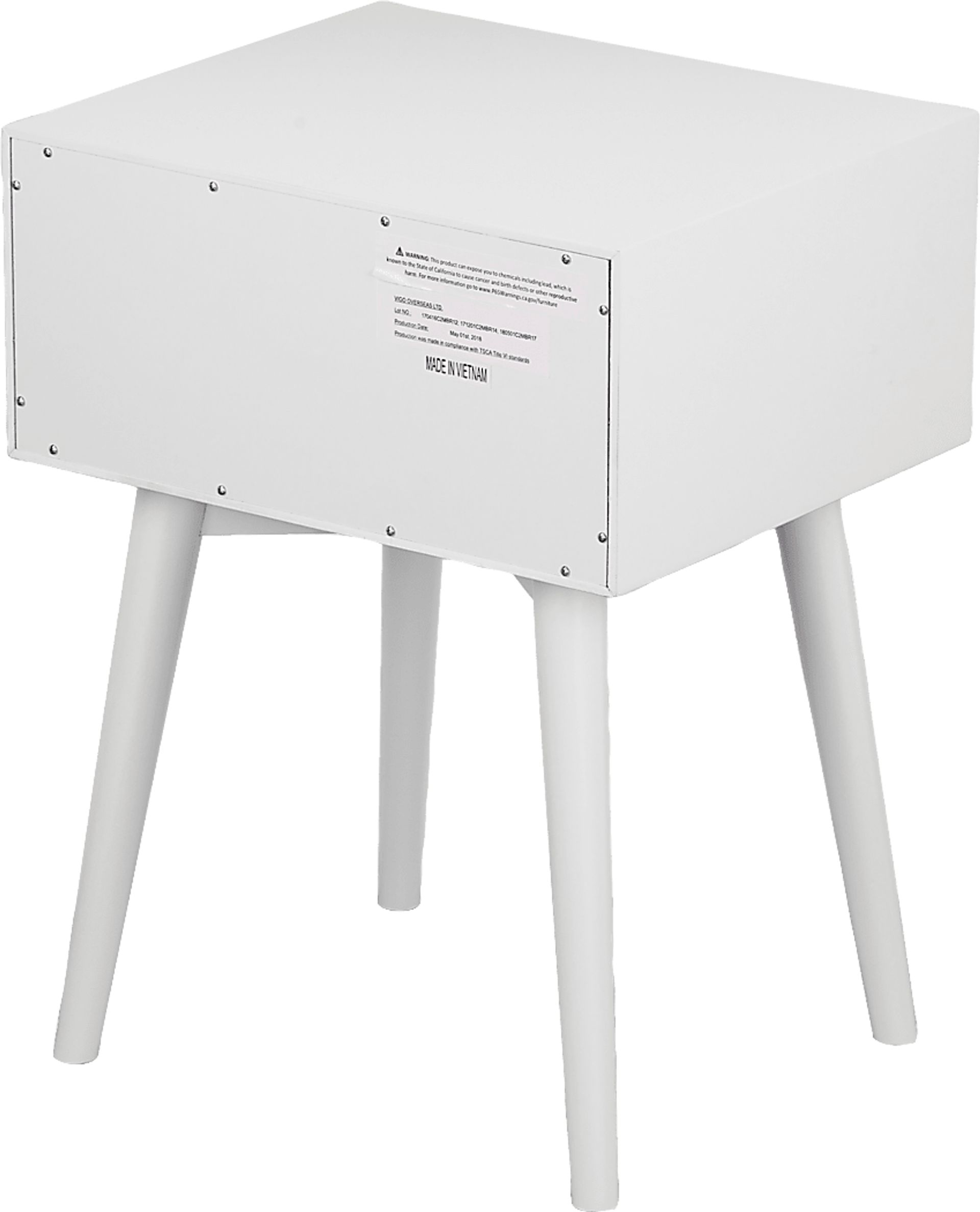 Authon White Nightstand - Image 4
