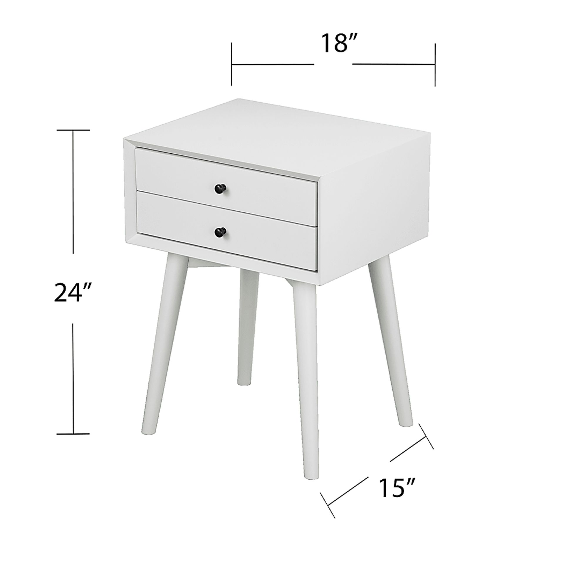 Authon White Nightstand - Image 8
