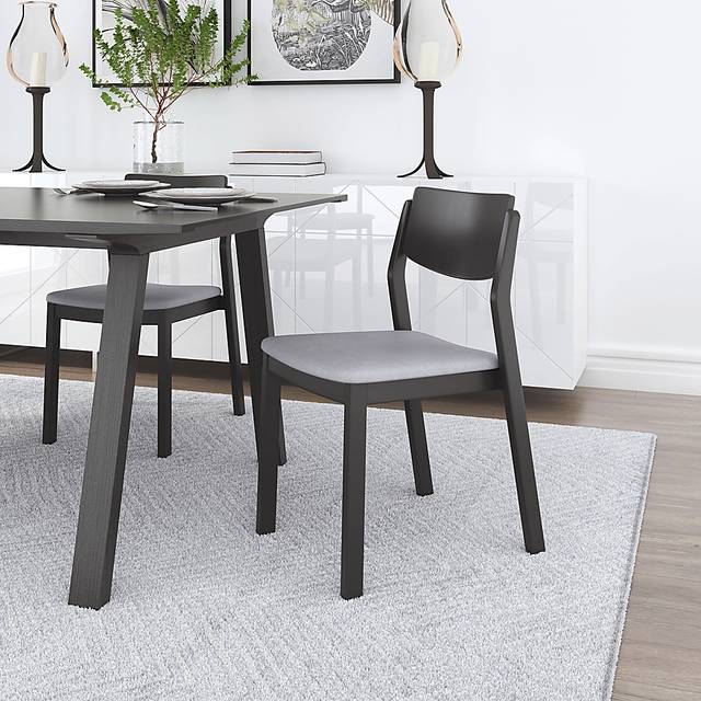 Autrey Black Dining Chair, Set of 2 - Thumbnail - Image 2